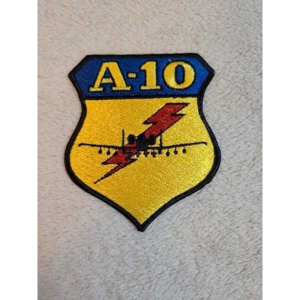 A-10‎ Thunderbolt II Patch USAF Military Aircraft Embroidered Patch Size O/S